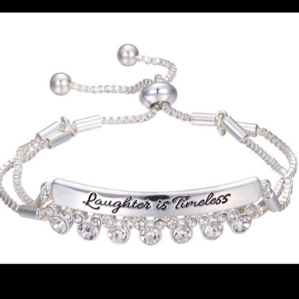 DISNEY silver adjustable bracelet